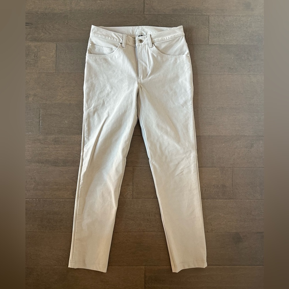 lululemon ABC pant Slim (Utilitech) in vapor 28x30